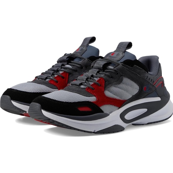 Champion OT Alter 1 mens sneakers size 9 grey red - Picture 1 of 9